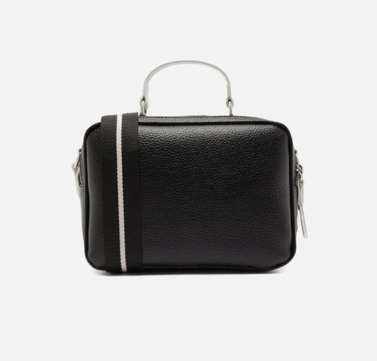 Bolsa Tiracolo Média Prione Preta - Arezzo - Foto 4