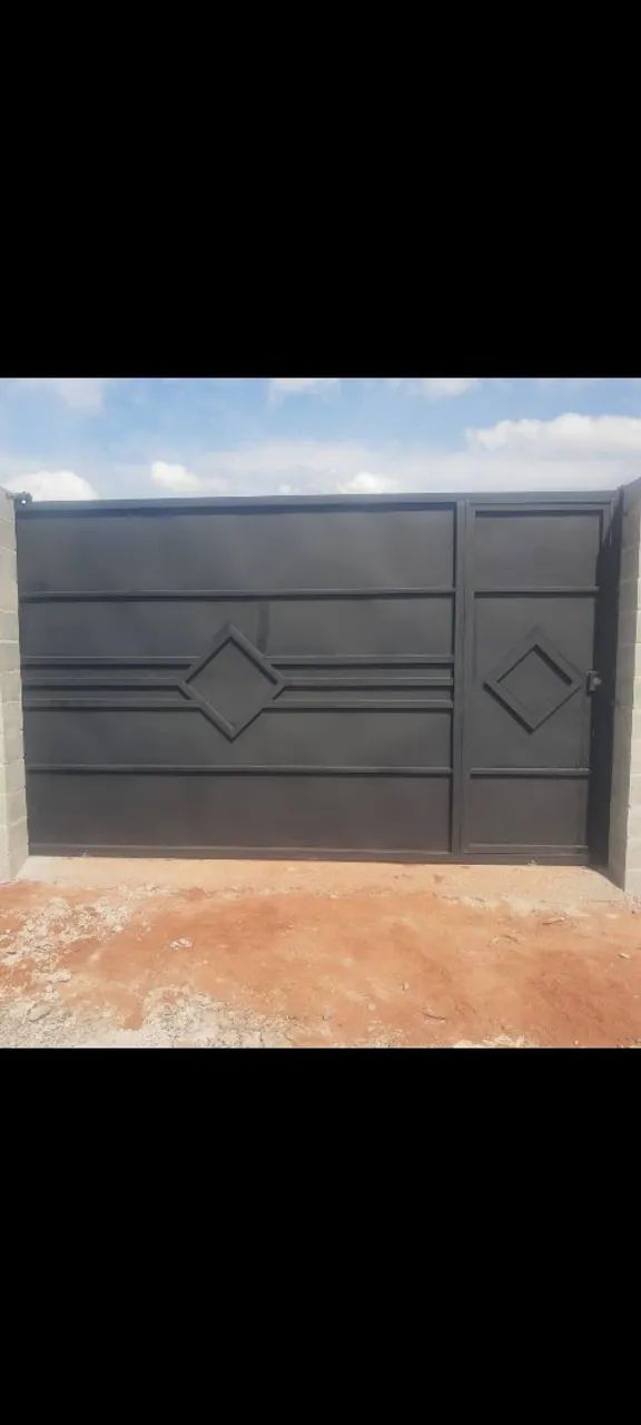 Portão basculante 3,40x2,50 $4,200 parcelo 21x  - Foto 3