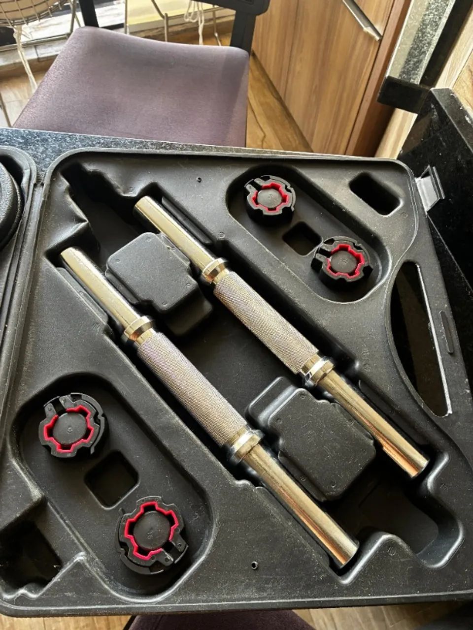 Halteres de Musculação 20kg (conjunto) DOMYOS - Foto 2