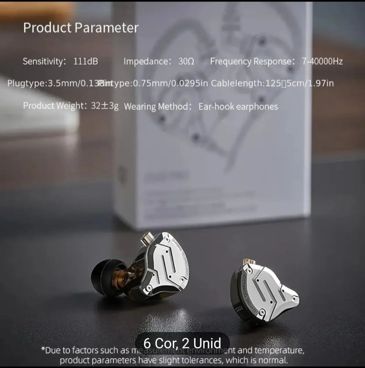 KZ ZS10 Pro - Fones de Ouvido com Tecnologia Híbrida bom para jogos  - Foto 4