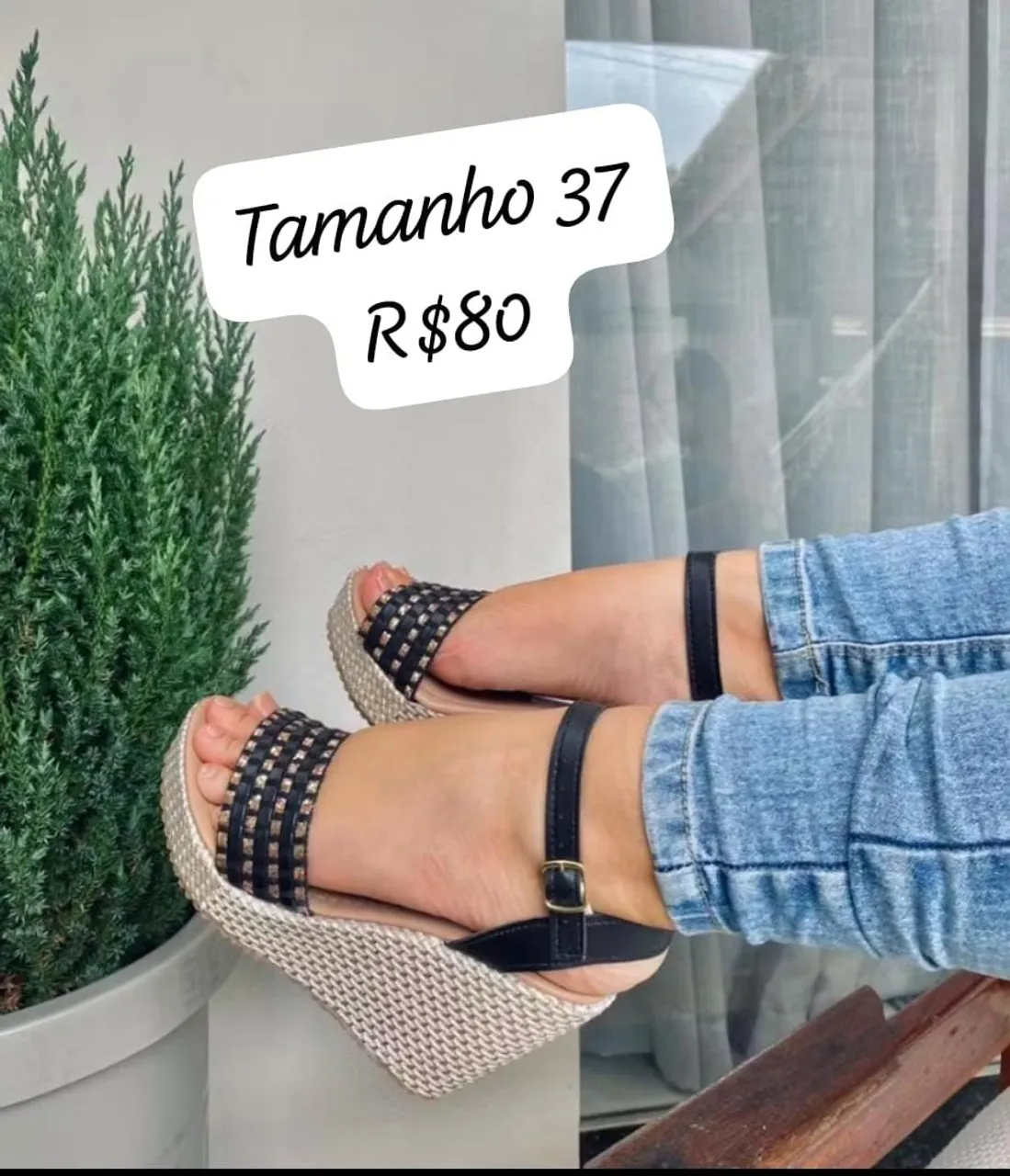 Sandália Annabella na caixa tamanho 37