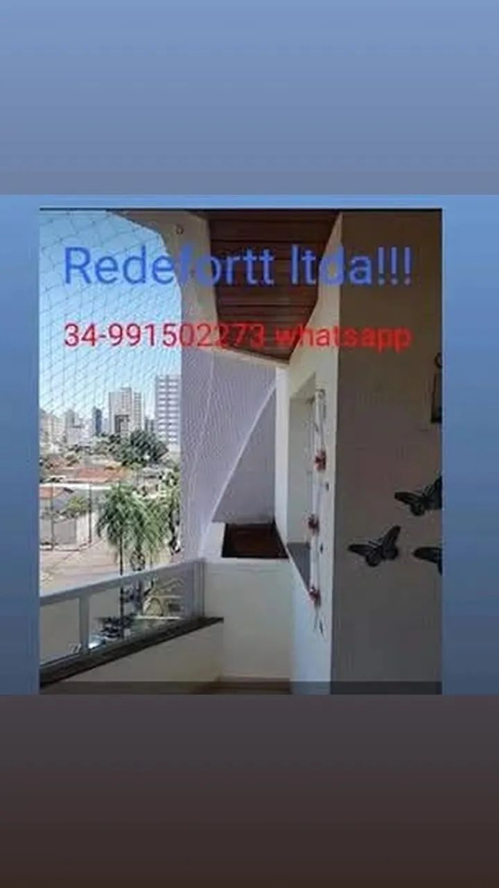 Redes de Proteção para sacadas, janelas, piscinas. ATENÇÃO: Preço por metro, aima de 10 m. - Foto 4