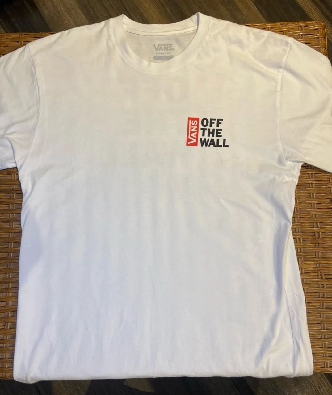 Camiseta Vans Off The Wall - Branca