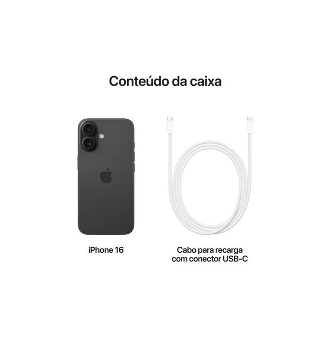 iPhone 16 256GB Cor black  Anatel NOVO LACRADO - Foto 4