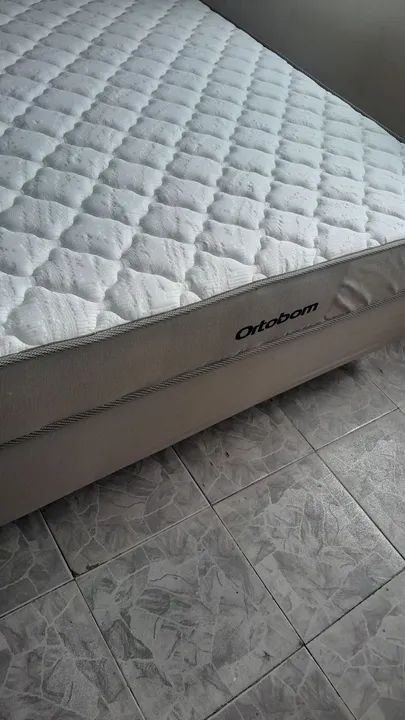 Cama Box Ortobom Casal 100% Espuma