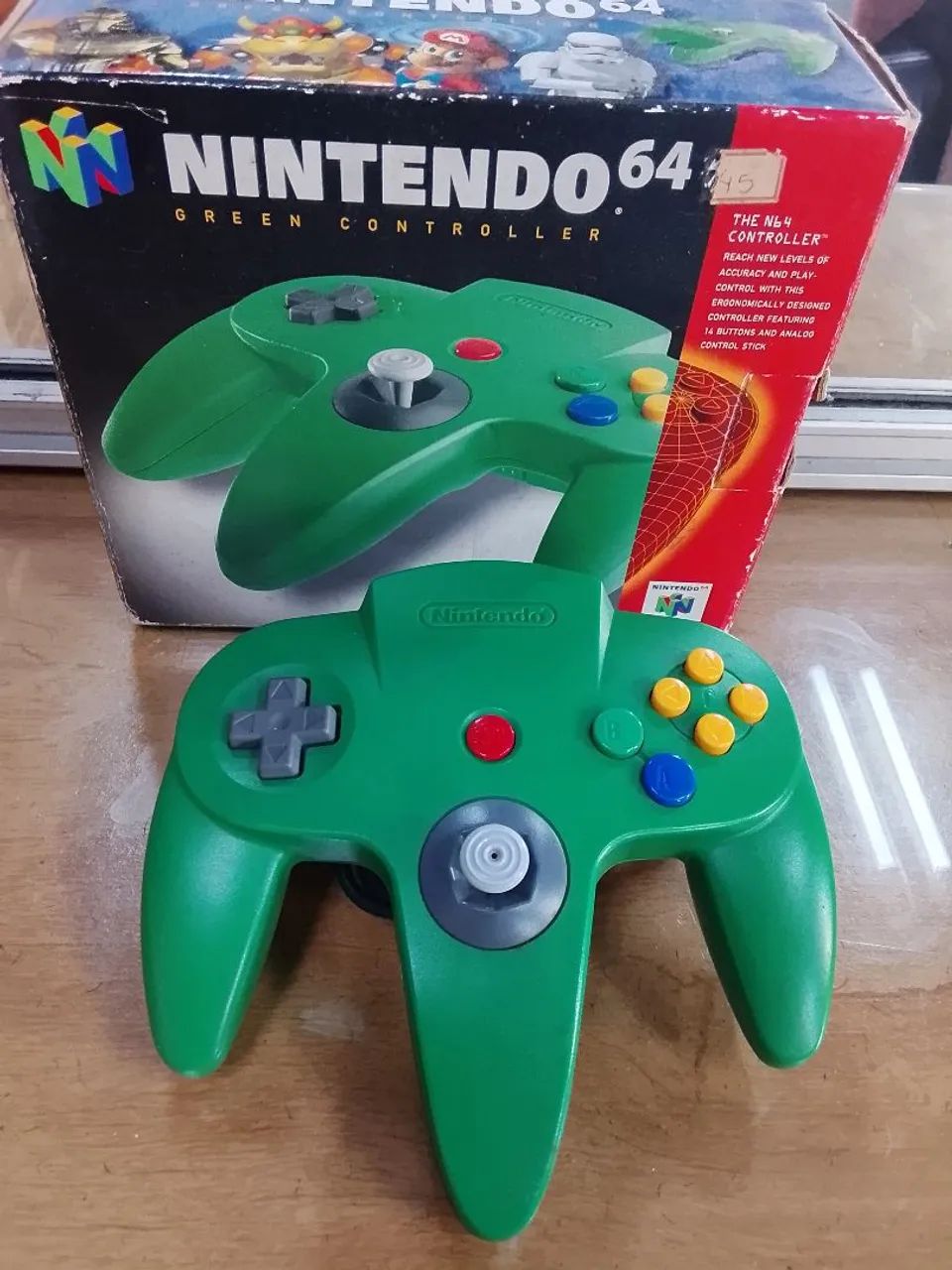 Controle Nintendo 64 verde