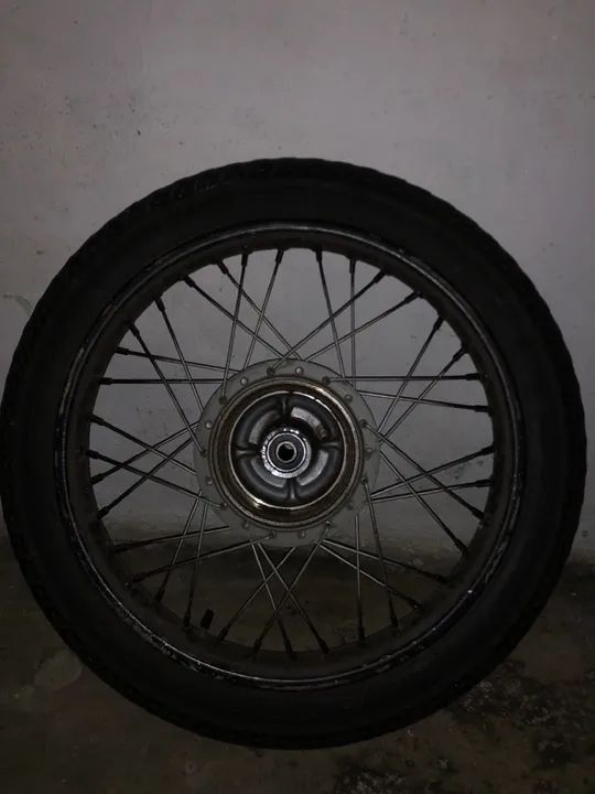 Vende-se pneu traseiro completo fan 125 2008 - Foto 2