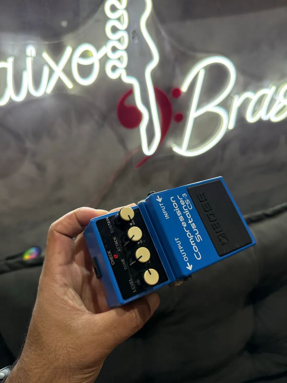 Pedal para baixo compression sustainer CS-3 Boss  - Foto 2