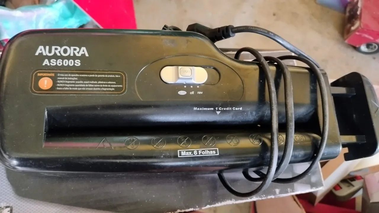 Fragmentadora de papel AURORA - Foto 2