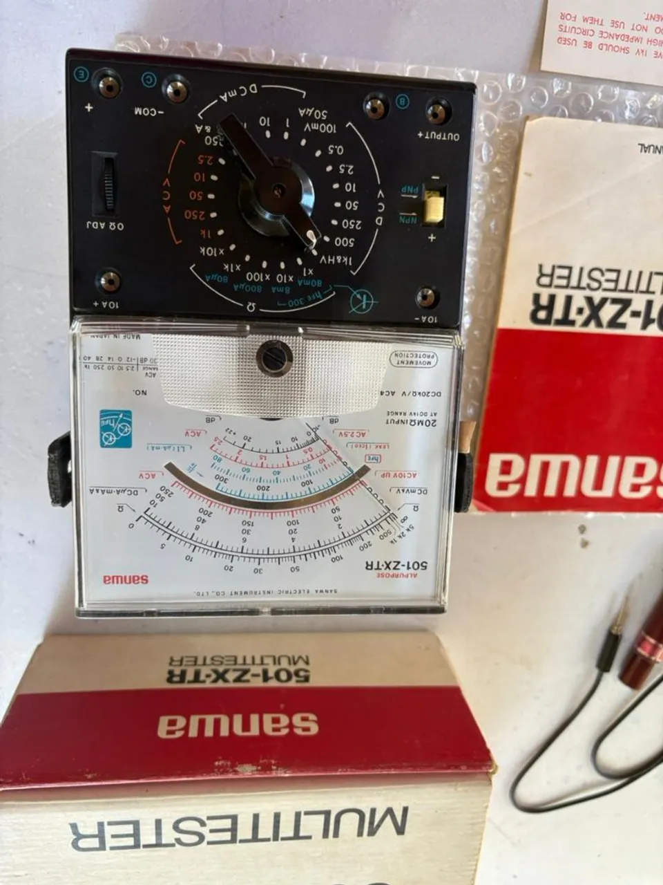 Multímetro Analógico Sanwa 501-ZX-TR - Funcional