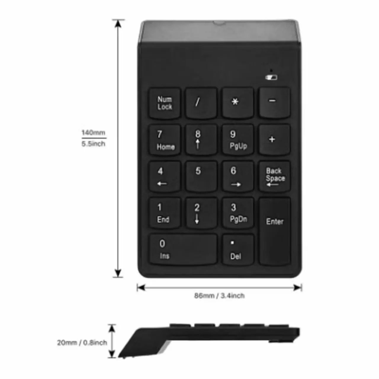 Teclado Numérico USB HREBOS - Novo - Foto 3