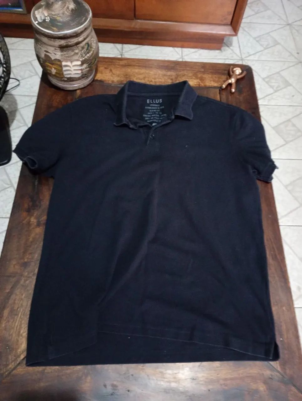 Camisa Polo Ellus - Preto.     G - Foto 4