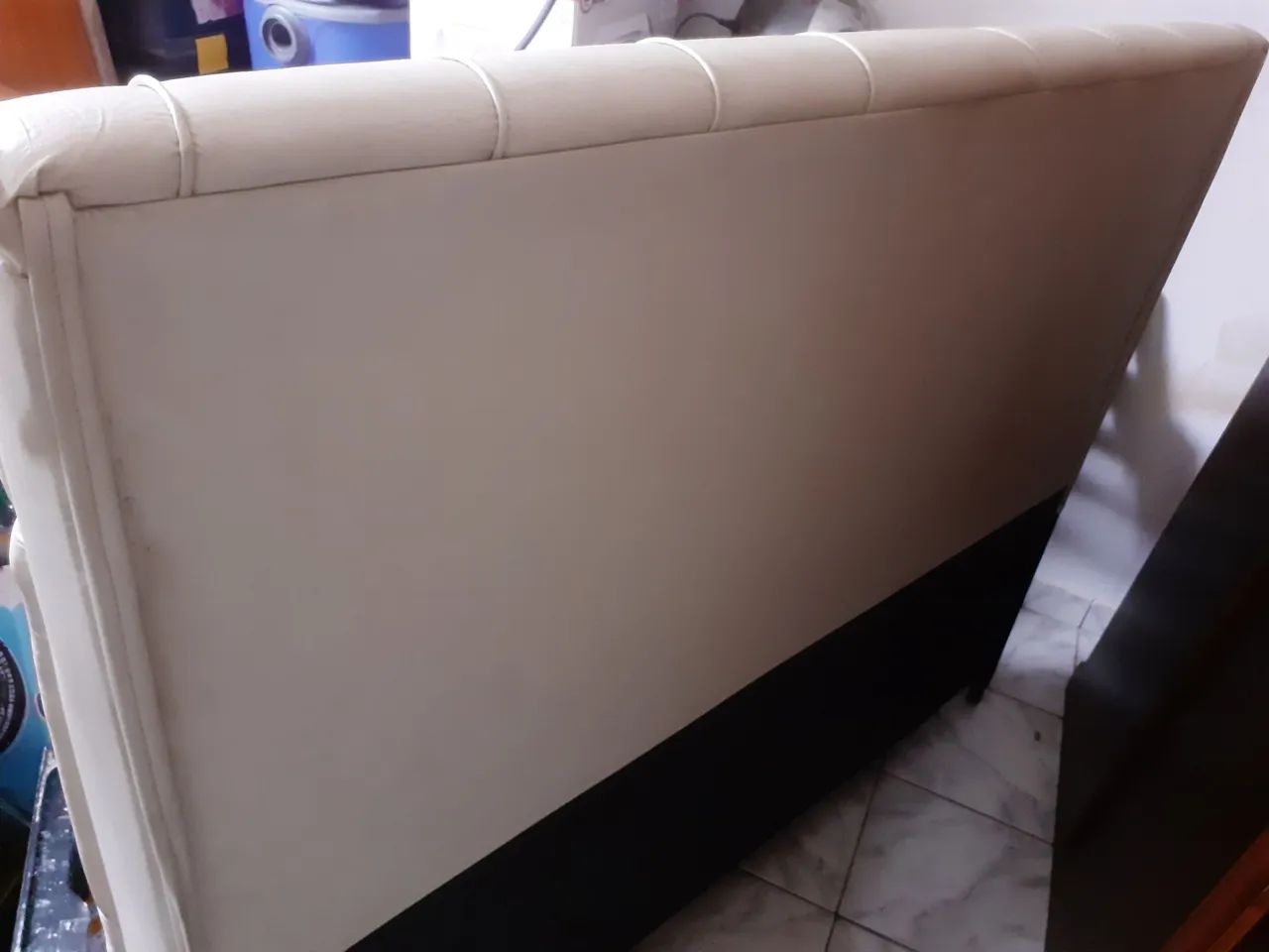Cabeceira de cama estofada - Foto 2