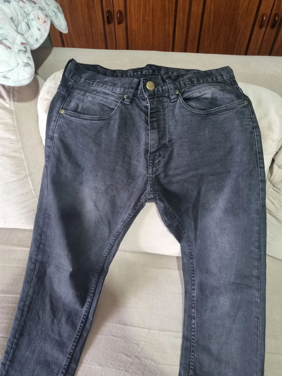 Calça Jeans preta Zara  - Foto 2