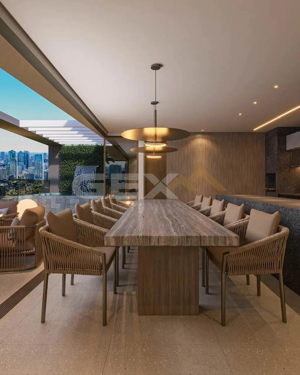 Apartamento na planta à venda no Centro, 1 suíte, 2 semi-suítes com área gourmet