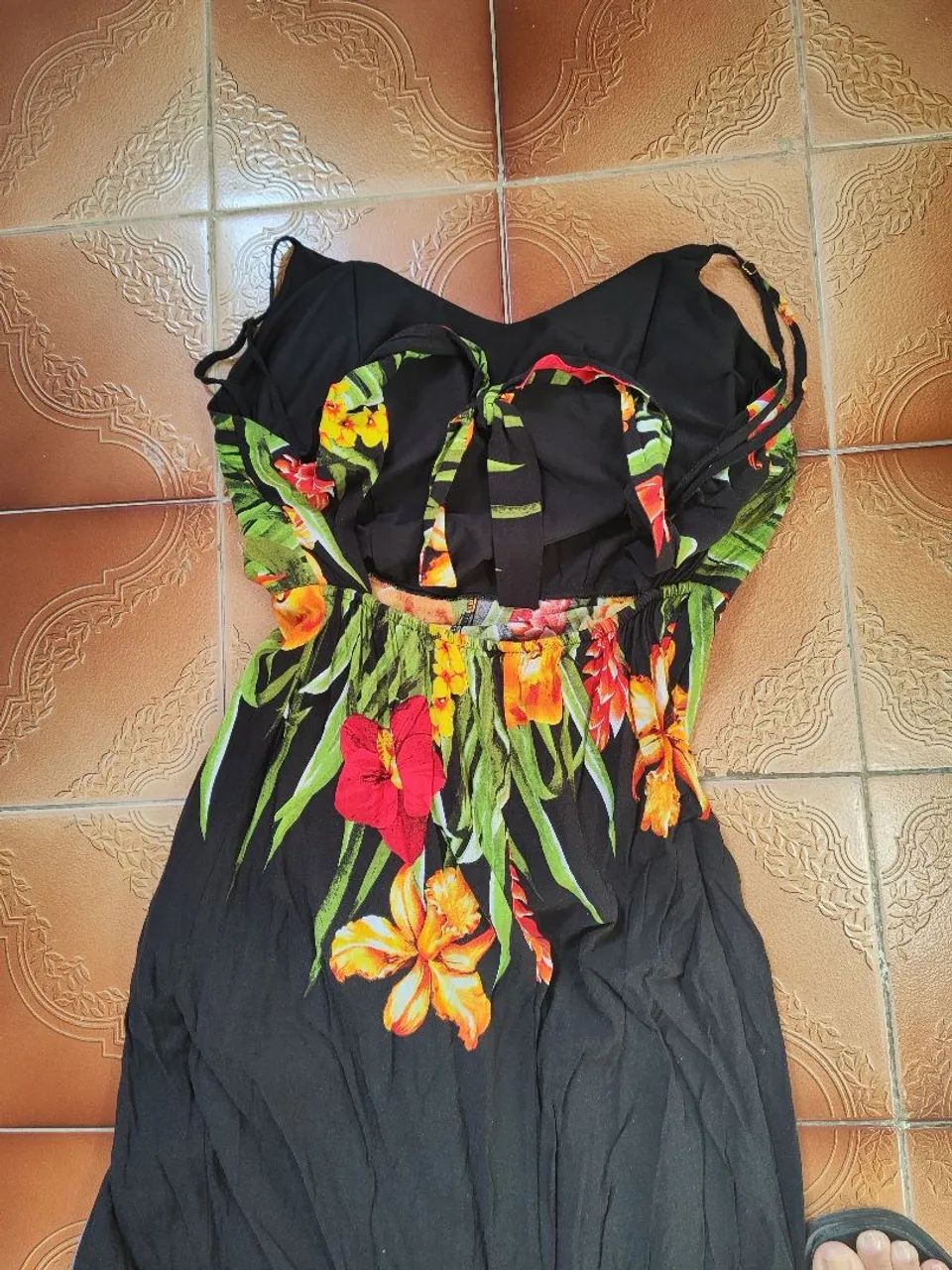 Vendo vestido longo com fenda - Foto 2
