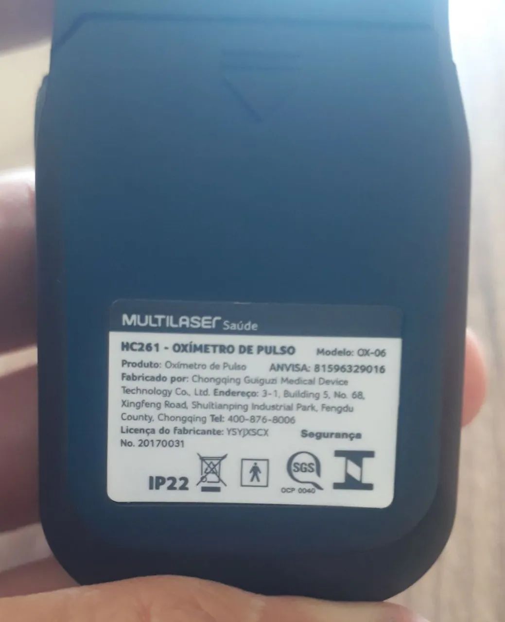 Oximetro de pulso para dedo Multilaser Original. - Foto 4