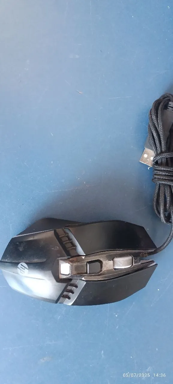 Mouse gamer Hp + teclado gamer evus