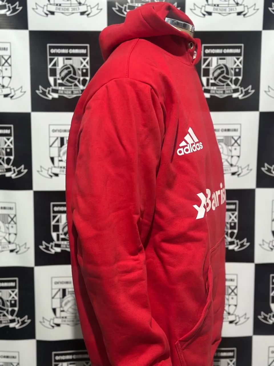 Moletom Inter Vermelho tam GG - Com Capuz - Foto 3