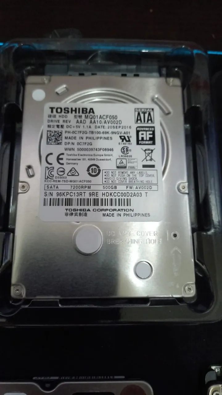HD Notebook 500gb
