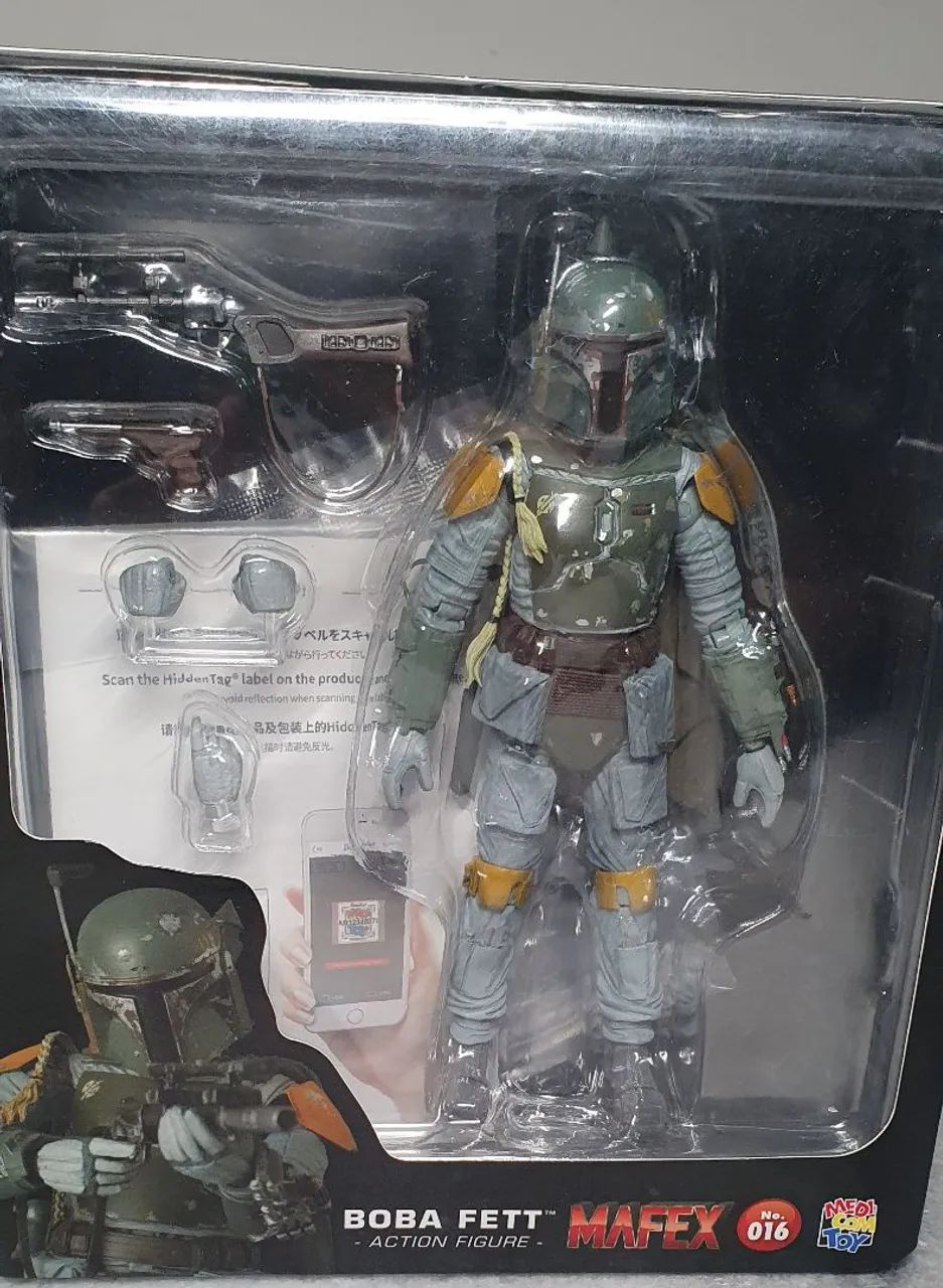 Star wars mafex boba fett original lacrado  - Foto 4