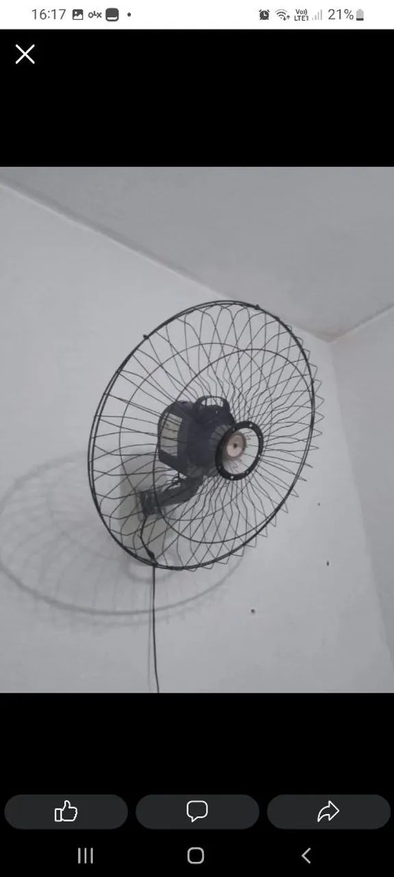Ventilador de Tufão Usado funcionando perfeitamente não reservo serra dourada 1 - Foto 2