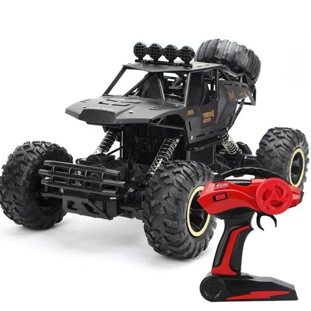 Carrinhos novos, Off Road Grande Gigante Metal controle remoto, 37cm, (4x4), 50m, led - Foto 2