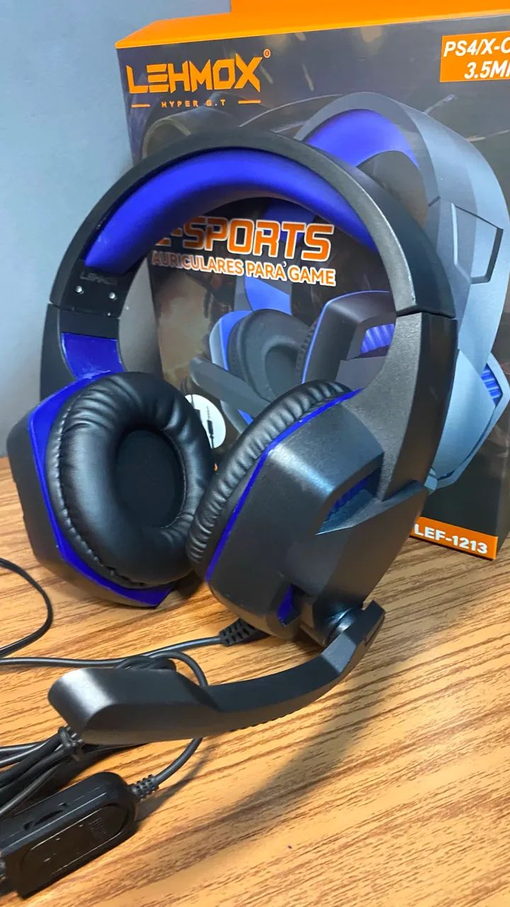 Headset fone gamer com microfone