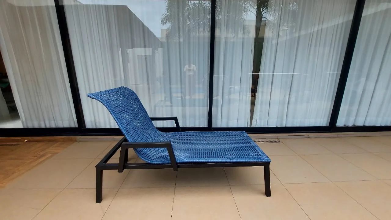 Espreguiçadeira Azul - Foto 4
