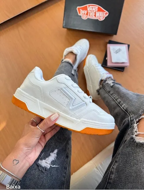 Tenis Vans Knu white - entrega no mesmo dia