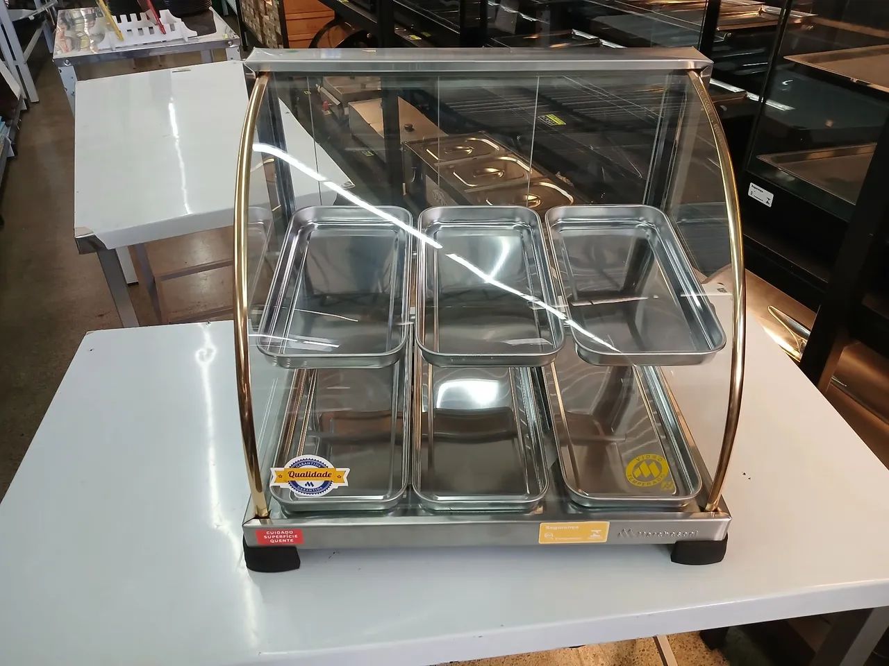 Estufa Quente para salgados 6 Bandejas  - Foto 4
