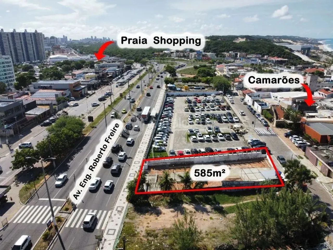 Terreno comercial à venda ou locação em Ponta Negra  585m² de visibilidade e localização e - Foto 3