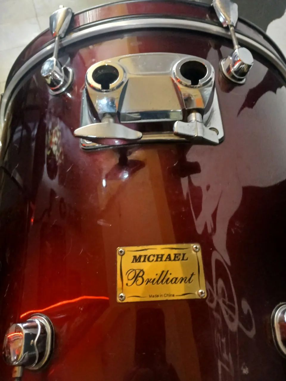 Bumbo Michael  Brilhante  20 polegadas na Musical Brother 