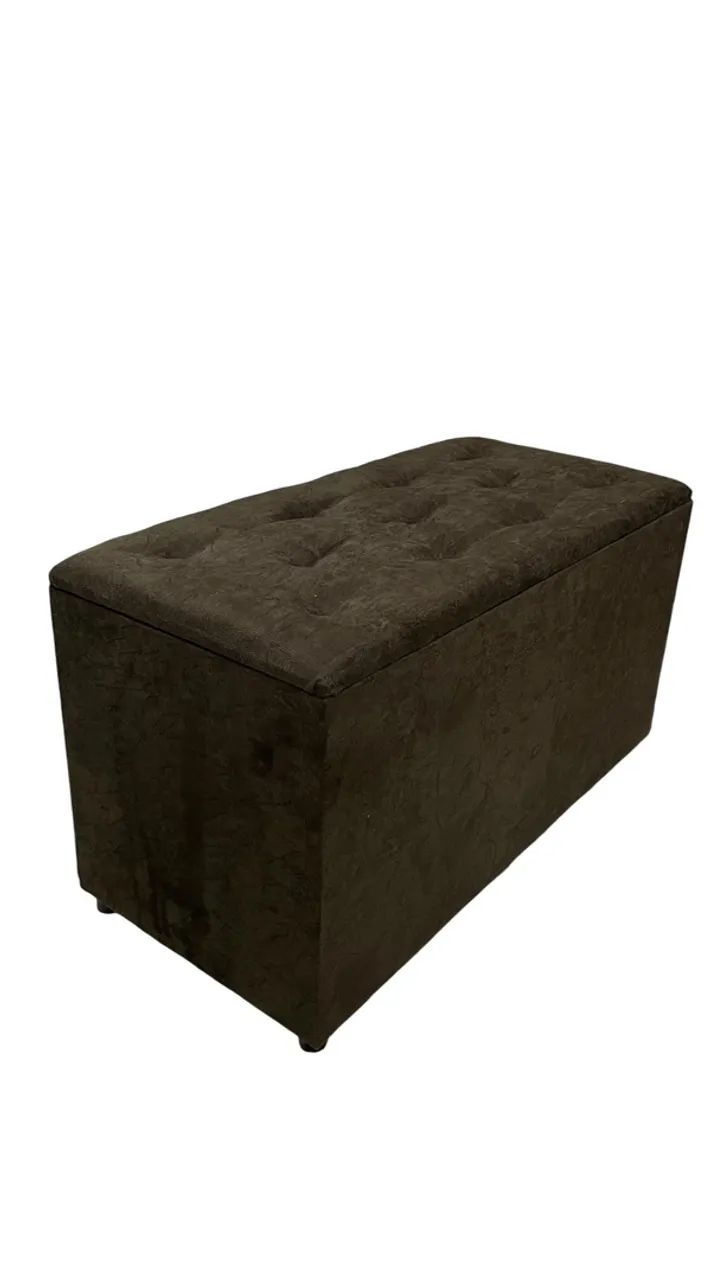 Puff Baú Marrom