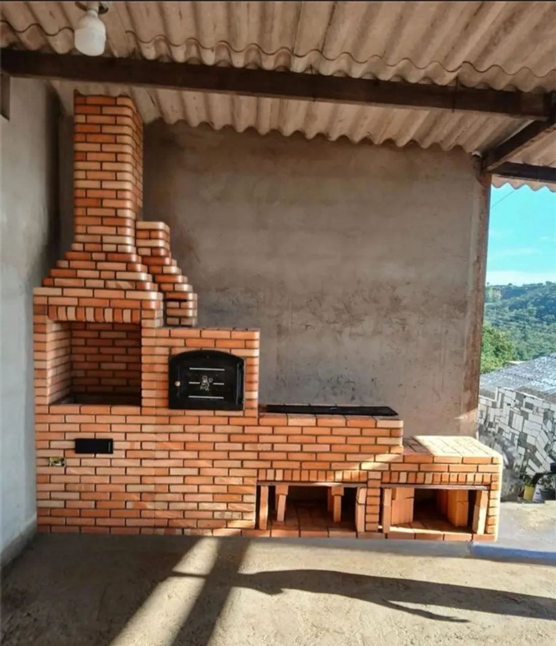 Forno e fogão a lenha em alvenaria - Foto 2