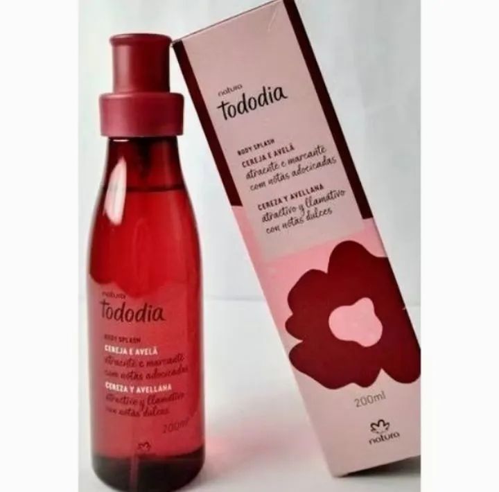 Body Splash Tododia Cereja e Avelã Natura 200ml
