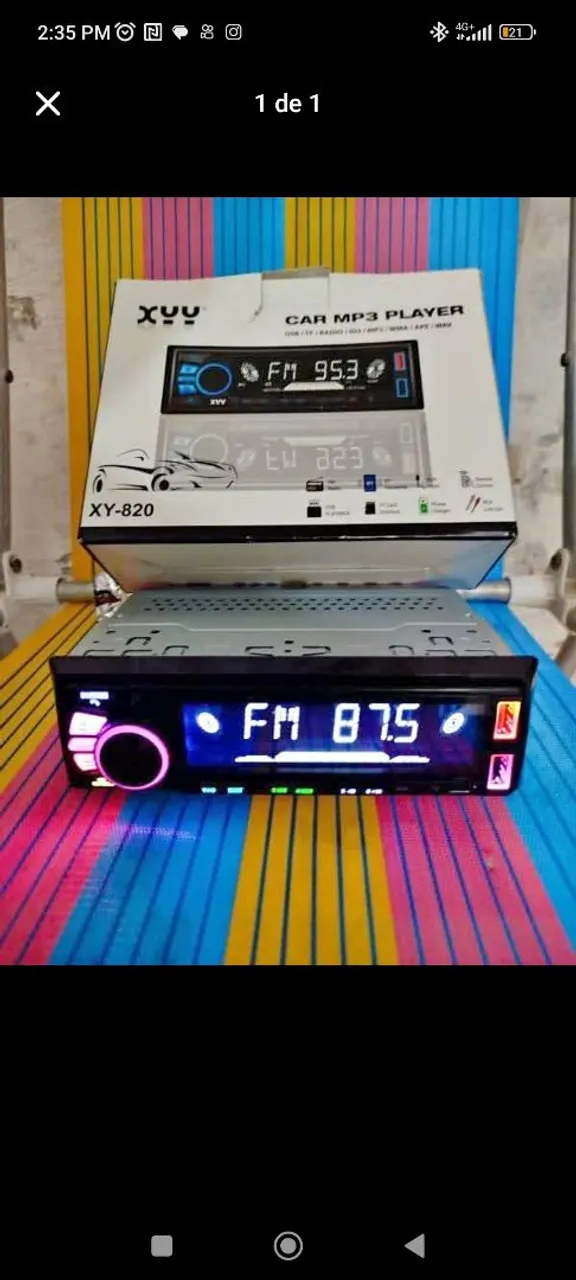 Som Automotivo MP3 Player XY-820 - Novo