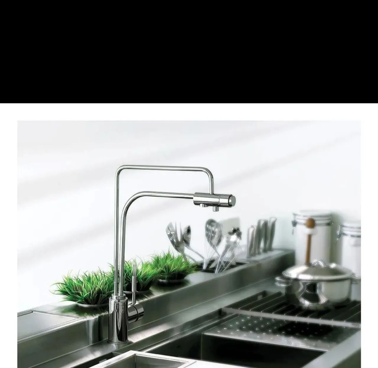 Single-Lever Mixer Faucet with Filtered Water Outlet 2263 C7664640214043009121