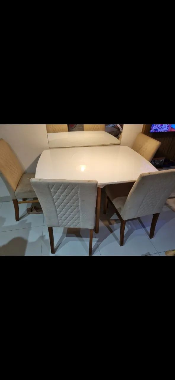 Mesa jantar retangular