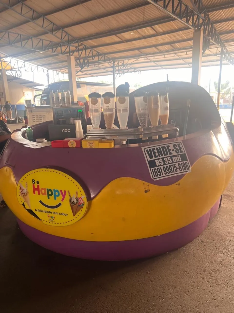 Quiosque de sorvete e açaí 