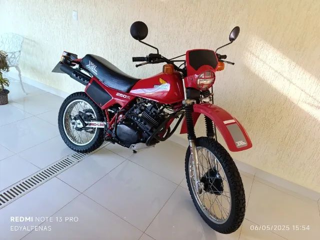 honda XL 250R 1983 placa de coleçao apenas venda