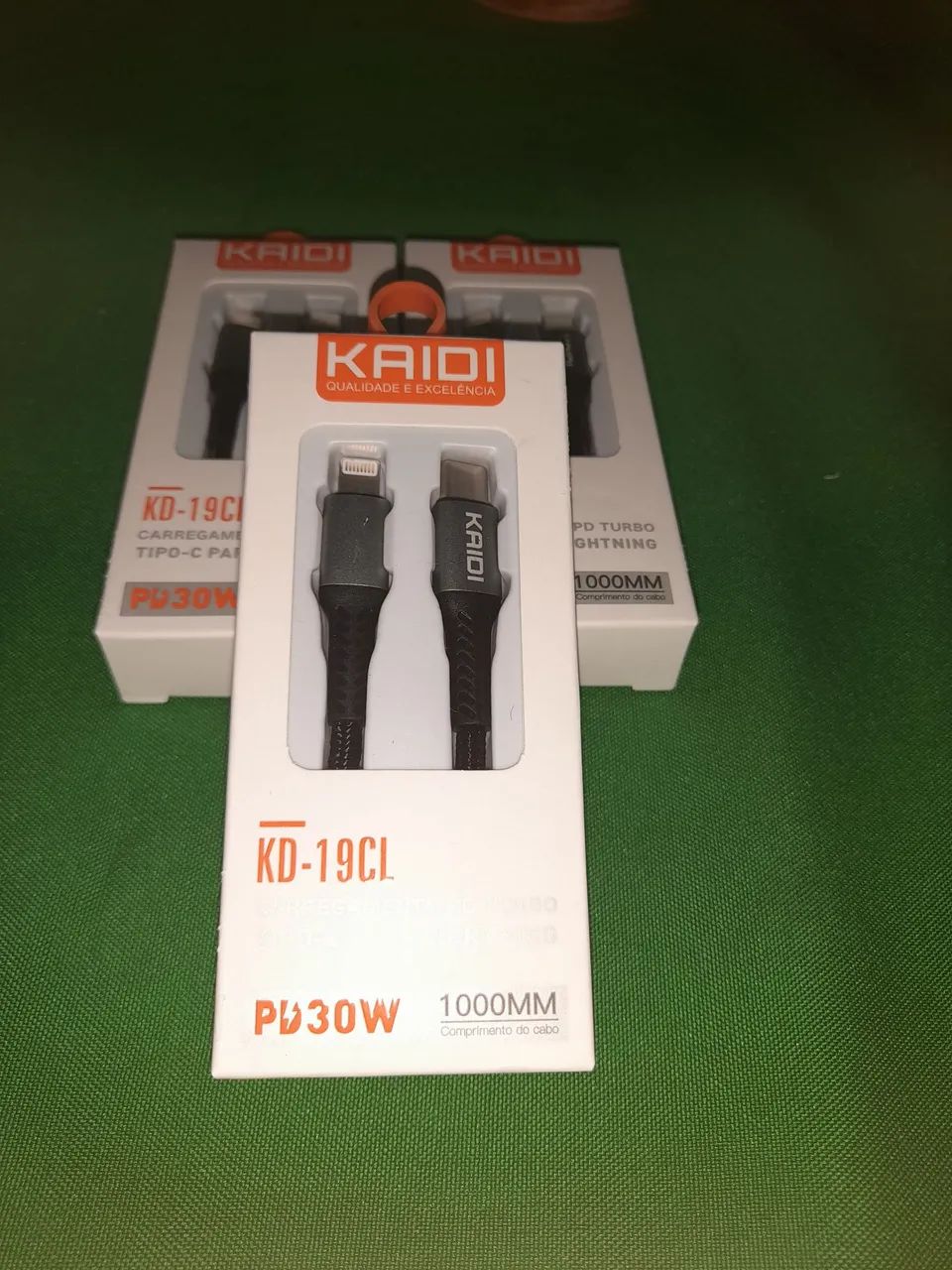 Cabo USB-C para Lightning 30W 1000mm Kaidi - Foto 2