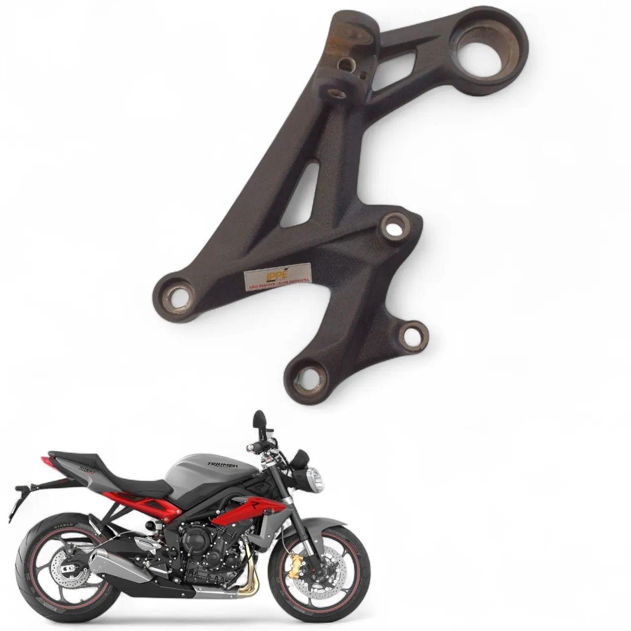 Bacalhau Dianteiro Direito Triumph Street Triple 675 2016