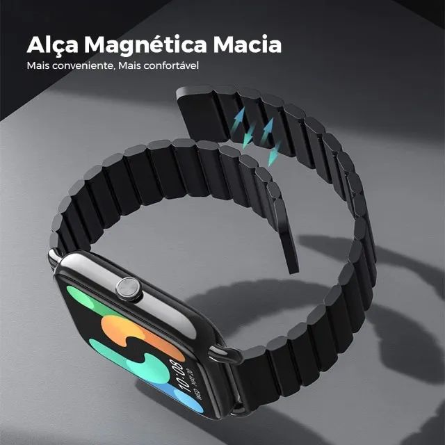 Smartwatch H.aylou Rs4 Plus Tela Amoled de 1.78 polegadas Pulseira Magnética Bluetooth 5.1 - Foto 3