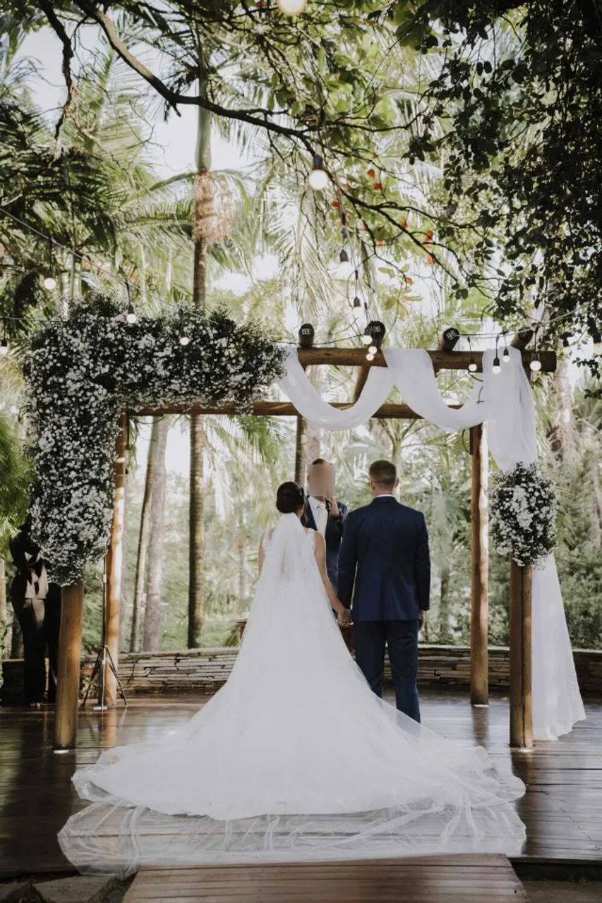 Lindo vestido de noiva  - Foto 6