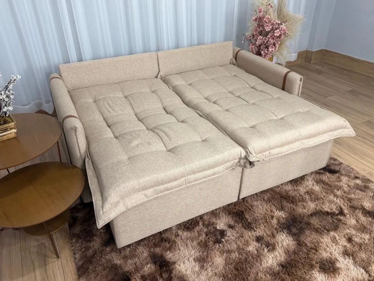 Sofá Cama Malibu 2,00m Molas Bonnel l09 - Foto 2