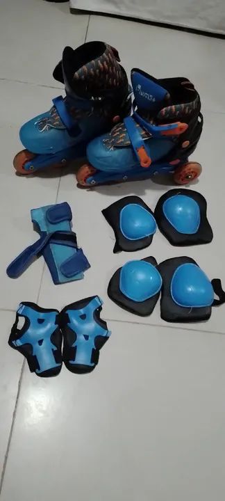 Patins Brink+ 32-35 azul - Foto 2