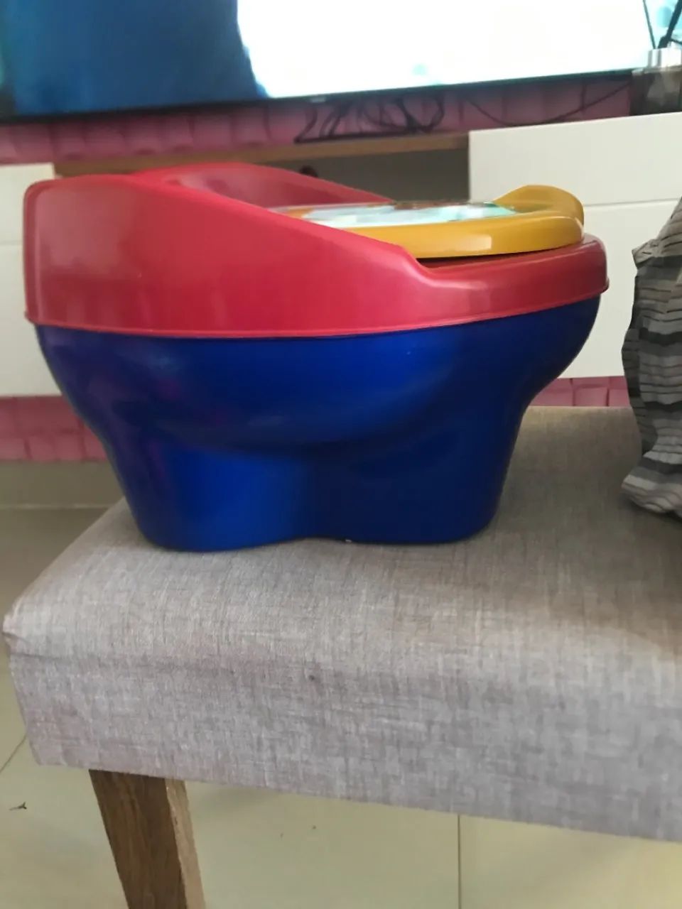 Penico infantil com desenho de animais, brinquedo educativo e carrinho!  - Foto 3