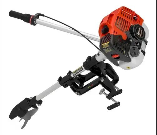 Rabeta Vertical Com Motor De Barco 3hp 2t Toyama