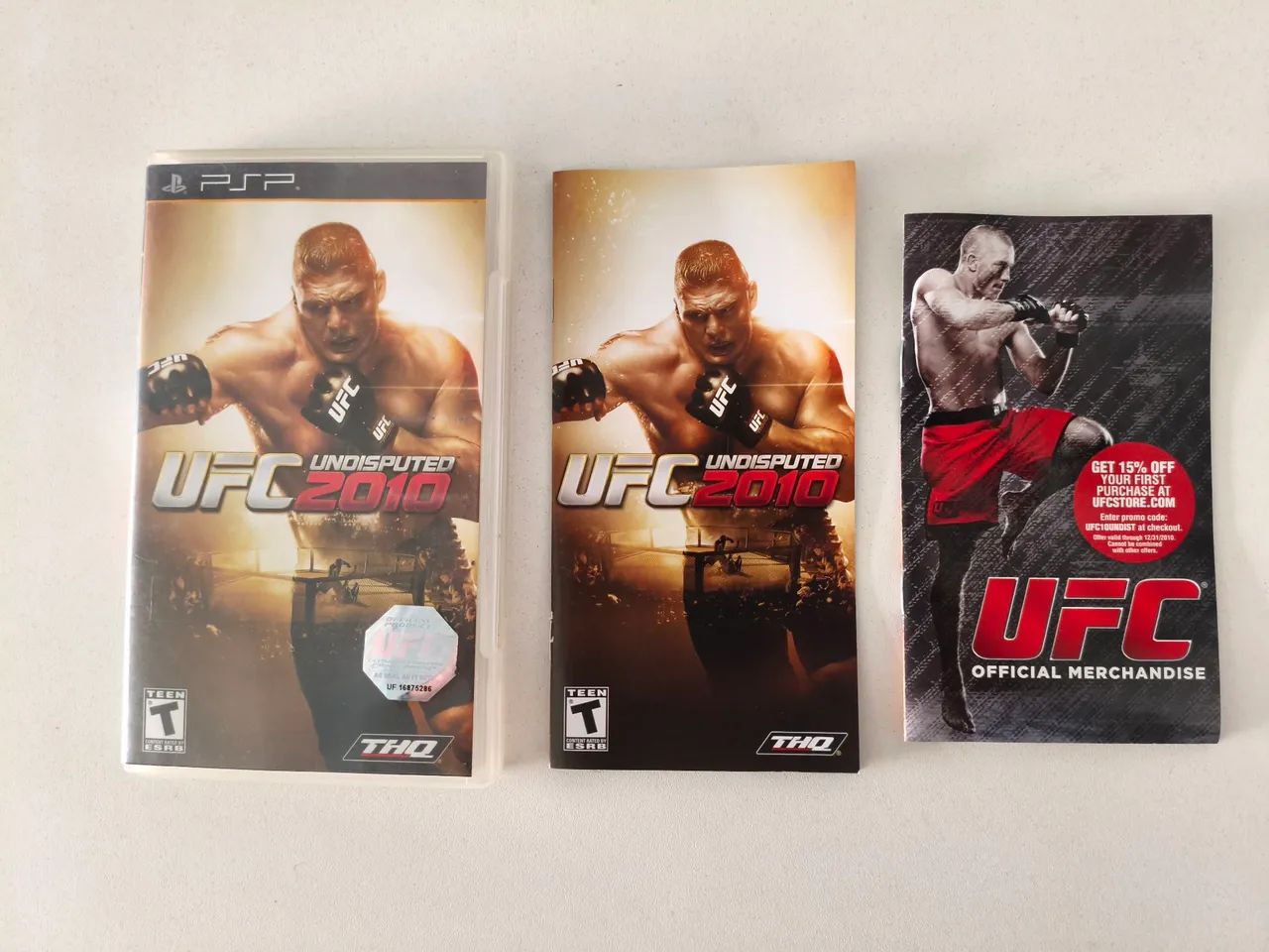 Jogo UFC 2010 original para PSP